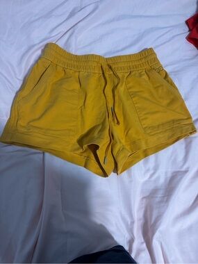 Calia Yellow Elastic-Waist Bottoms